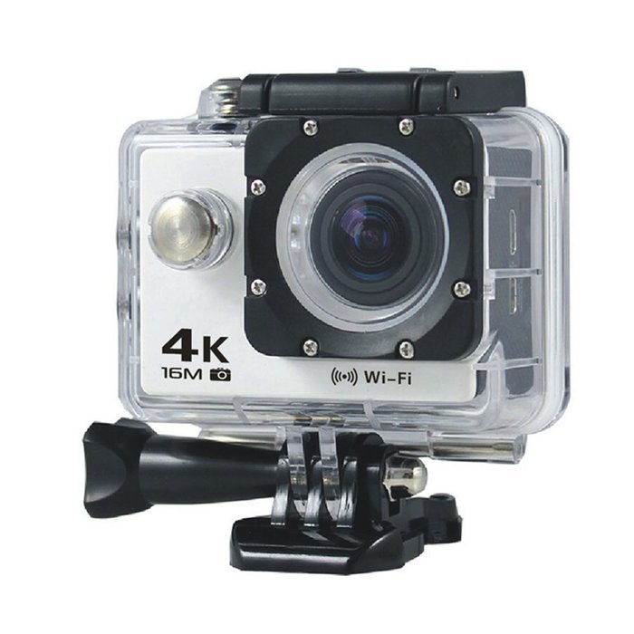 Boblov AT-30 Full HD 4K@30fps 1080P@60fps 173 Degree Wide Angle 16MP WiFi Sports Action Camera DVR (Black) N14
