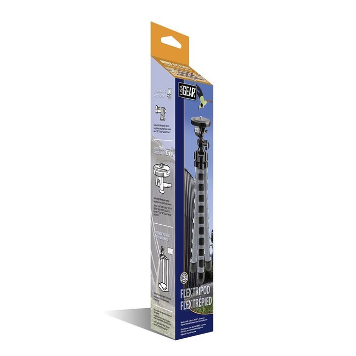 Flexible Action Cam Tripod with 360-Degree Articulating Ball Head , Bendable Wrapping Legs and Quick-Release Plate... N5