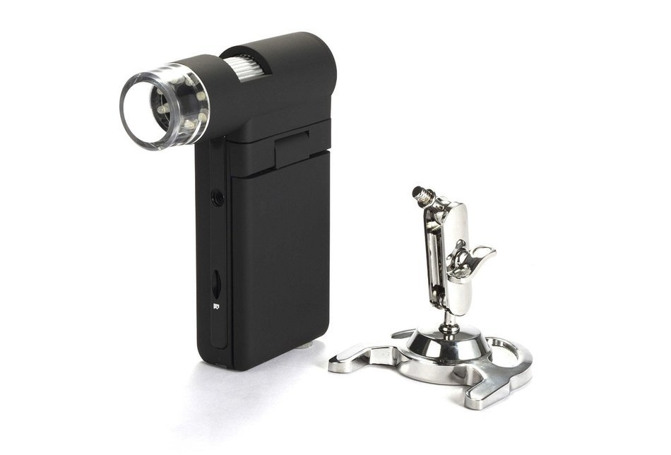 Vividia VM-UM39 LCD 3 Inch Handheld Digital Microscope with 500x Magnification and 5MP Resolution