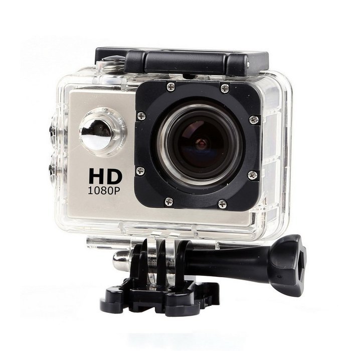 SJ4000 12MP HD 1080P Sport DV Action 30M Waterproof Camera CAM Kit Silver N2