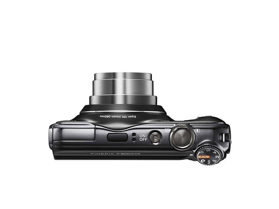 FUJIFILM FinePix Digital Camera F300EXR (Black) F FX-F300EXR B 12MP CCD 15x Optical Zoom Wide angle24mm 3.0-inch... N7