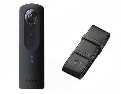 Kit Ricoh Theta S Spherical Digital Camera - black + bag