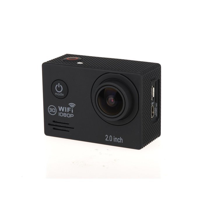 SENWOW Wifi Action Camera 12MP 2.0-Inch 1080P FHD Waterproof Sports Camera, 2 Batteries, Accessories Included N4