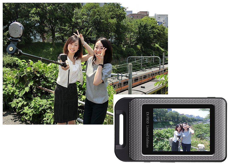 CASIO EXILIM freestyle camera limited color multi-angle stick set EX-FR10GYSET N6