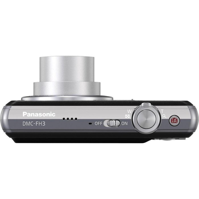 Panasonic Lumix DMC-FH3 14.1 MP Digital Camera with 5x Optical Image Stabilized Zoom and 2.7-Inch LCD (Black) N3
