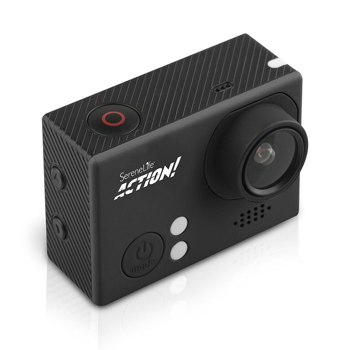 SereneLife 4K 60fps WiFi Waterproof Sports Action Camera Ultra HD 1080P 16MP With Full Color 2.0&rsquo;&rsquo; LCD Display... N10