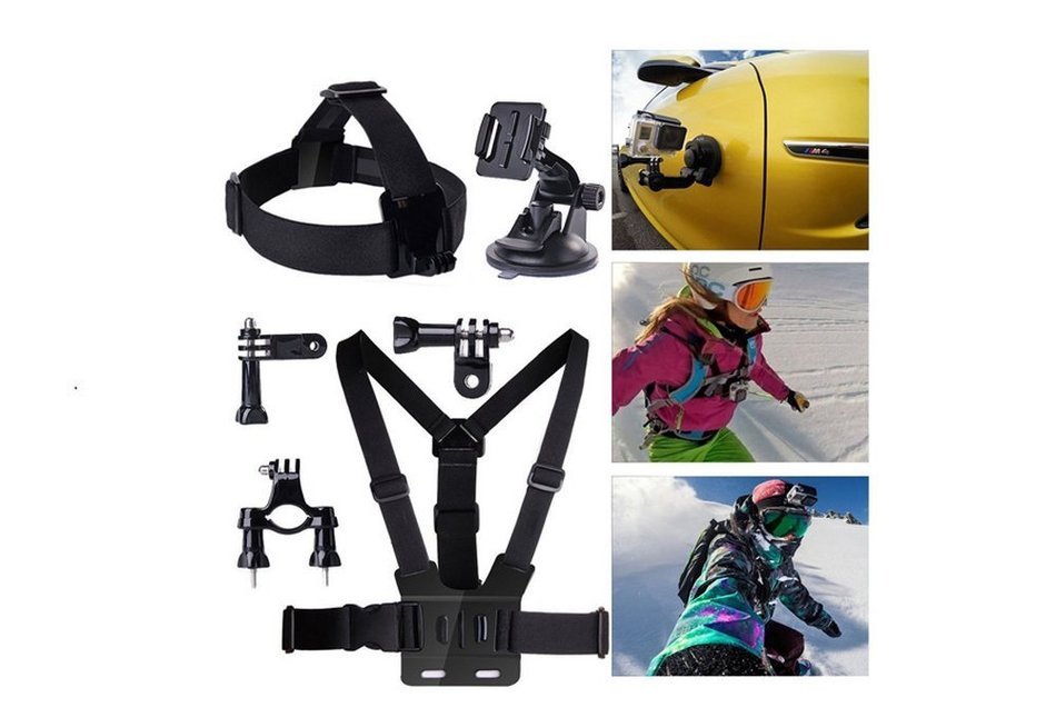 YFY 4-In-1 Basic Outdoor Sports Accessories Kit for GoPro Hero Cameras N3