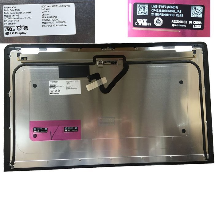 LCD Screen Display 21.5" for A1418 2013 2014 MF883 LM215WF3 (SD)(D1)(D2）