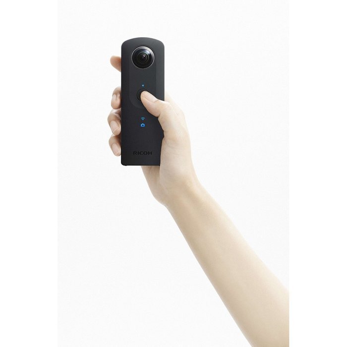 Ricoh Theta S 360-Degree Spherical Digital Camera w/ Samsung Gear VR Virtual Reality Headset Bundle N6