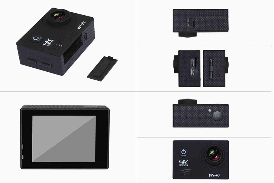EASTREACH Full HD 1080P Sport Action Camera WIFI FHD 4k 30 fps 170 Degree Wide Viewing Angle 2.0 Inch LCD Waterproof...
