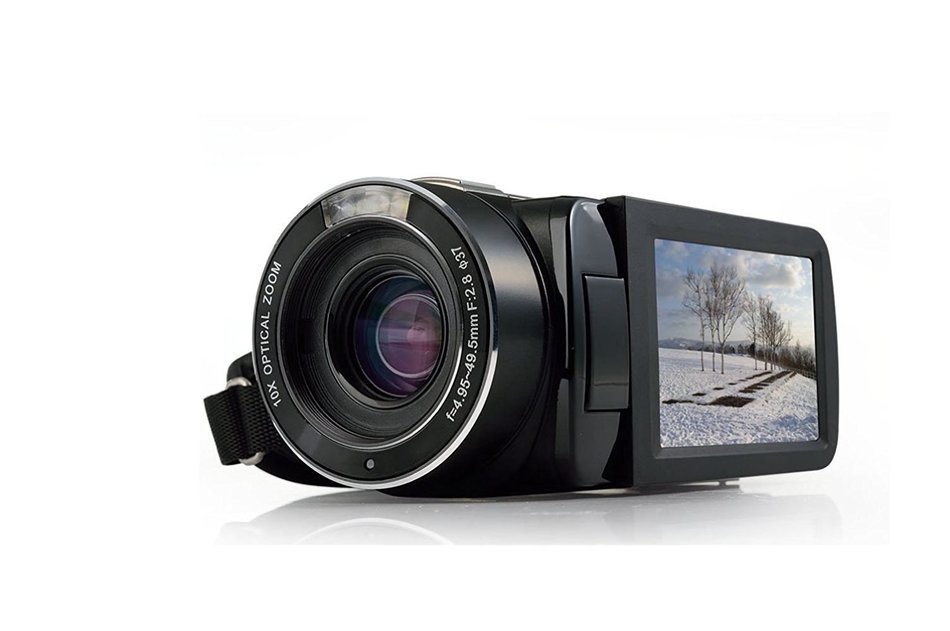 MARVIE 10x Optical Zoom video camera HDV-Z80 1080P DV 3.0" TFT LCD screen max 24MP digital HD Face Detection Touch... N2