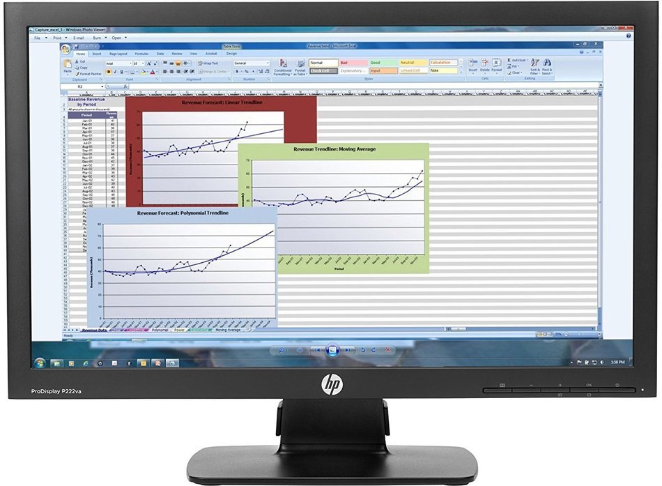 HP Pro Display K7X30A8#ABA 21.5-Inch Screen LED-Lit Monitor N2