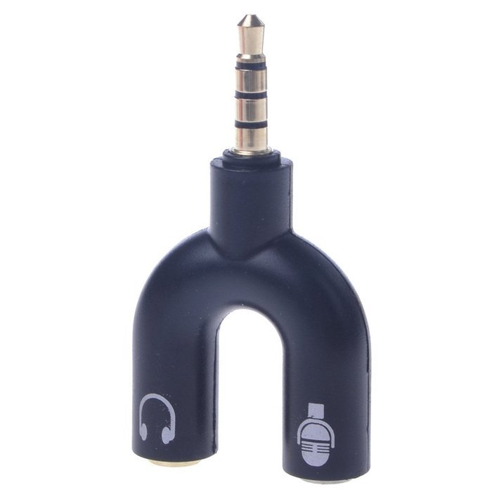 3.5mm Audio Converter Adapter Earphone Splitter 1 Port To 2 Ports N13