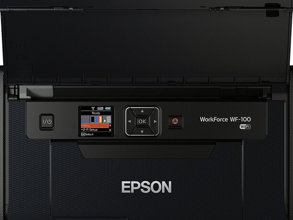 Epson WorkForce WF-100 Wireless Mobile Printer Wi-Fi Direct USB (Certified Refurbished) N4