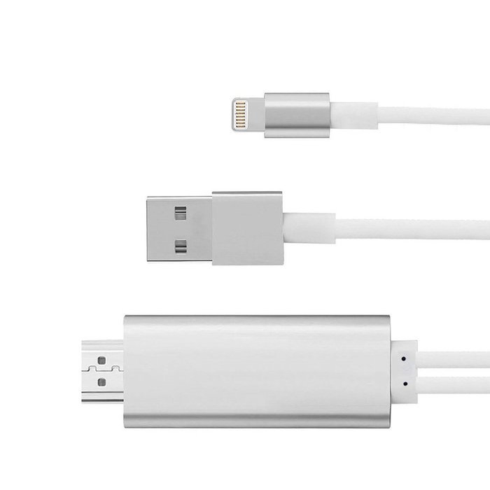 Reelva Micro USB To HDMI Cable,Micro USB To HDMI 1080P HDTV Adapter Cable For iPhone 5 5s 6 6s Plus Need Personal... N15