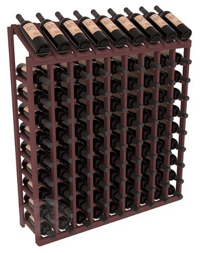 Wine Racks America Ponderosa Pine 9 Column 10 Row Display Top Kit. 13 Stains to Choose From! N6