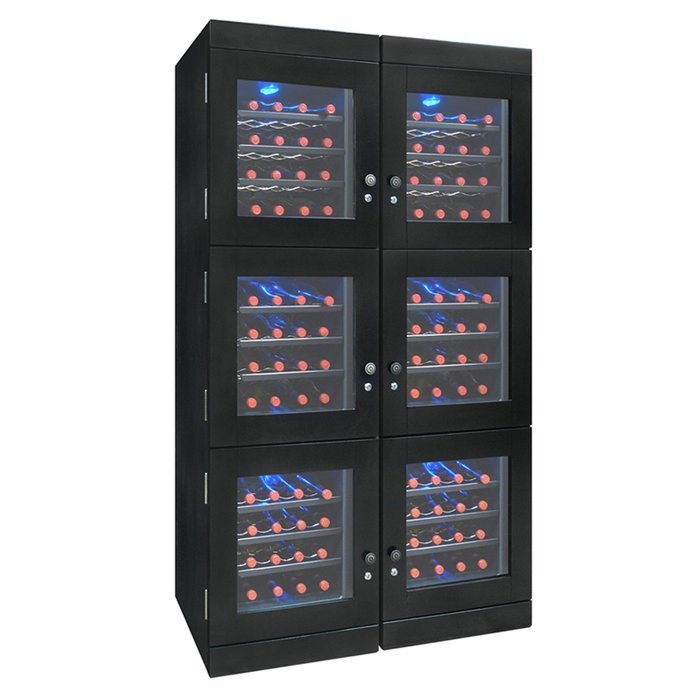 Vinotemp VNTVT-CAVA3H E 48-Bottle Wine Cellar, Espresso N2
