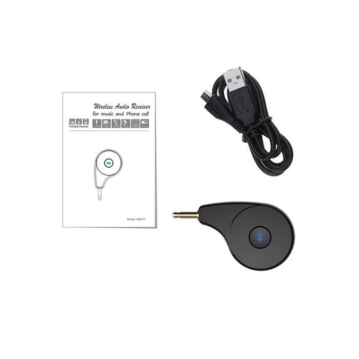 YASOKO Wireless Audio & Music Receivers With Handsfree Call Bluetooth Receiver Adapter Car Kit for Sound System N4