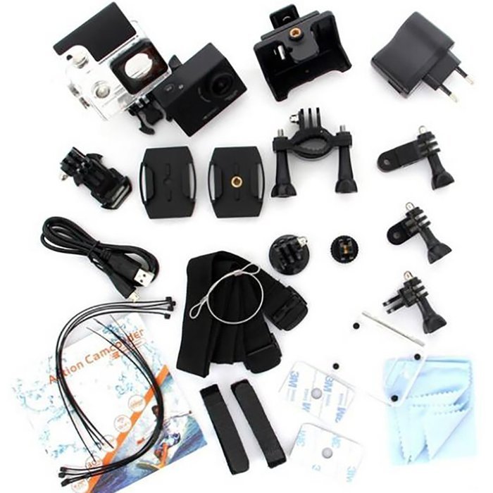 Olatec S55W 1.5inch Waterproof Hd Car DVR Camera Sport Dv with Wifi(black) N2