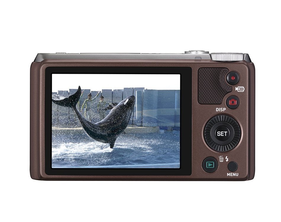 Casio High Speed Exilim Ex-ZR700 Digital Camera Brown EX-ZR700BN - International Version (No Warranty) N3