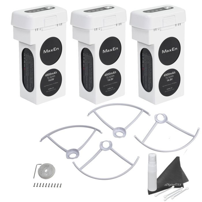 Autel Robotics X-Star Accessory Bundle: Includes 3 X-Star Batteries Li-Po with 4900mAh, 14.8V (25 Min Flight Time...