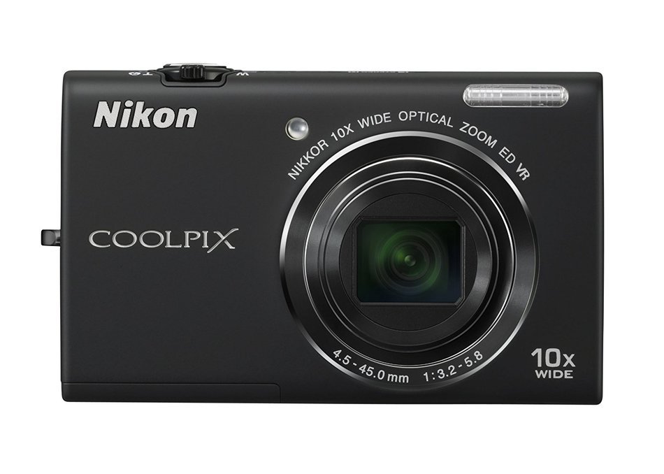 Nikon COOLPIX S6200 16 MP Digital Camera with 10x Optical Zoom NIKKOR ED Glass Lens and HD 720p Video (Red) N7