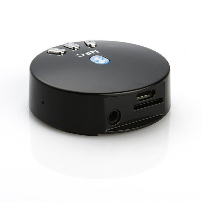 Baile Wireless Car Kit Bluetooth 4.0 Audio Receiver T-666 NFC-Enabled Support Handsfree Calling A2DP TF Card for... N3
