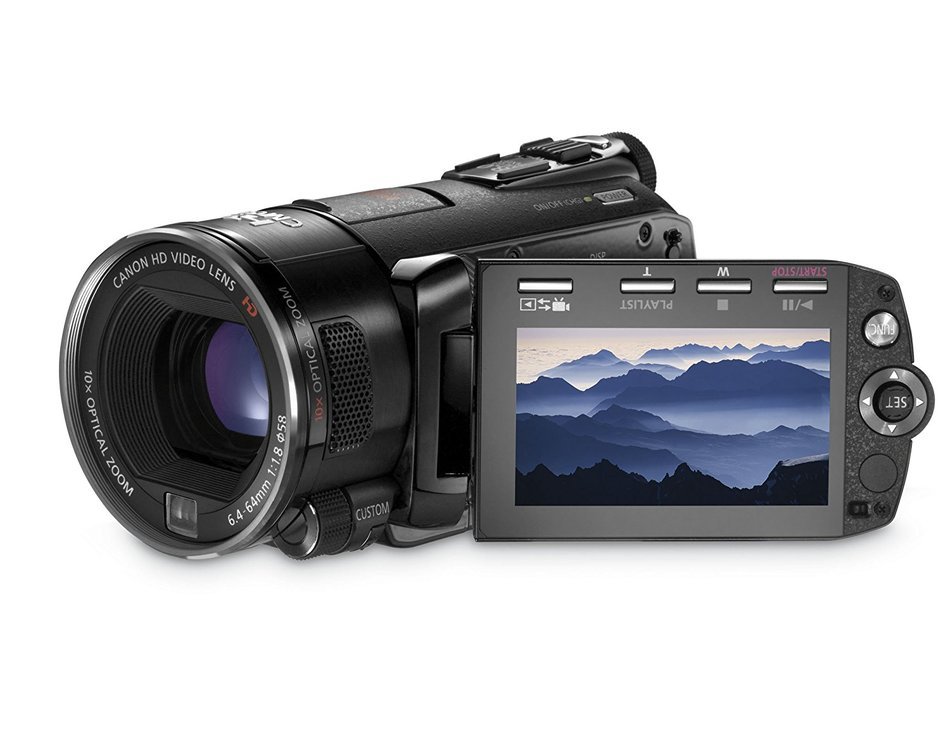 Canon VIXIA HFS10 HD Dual Flash Memory w/32GB Internal Memory & 10x Optical Zoom - 2009 MODEL (Discontinued by... N6