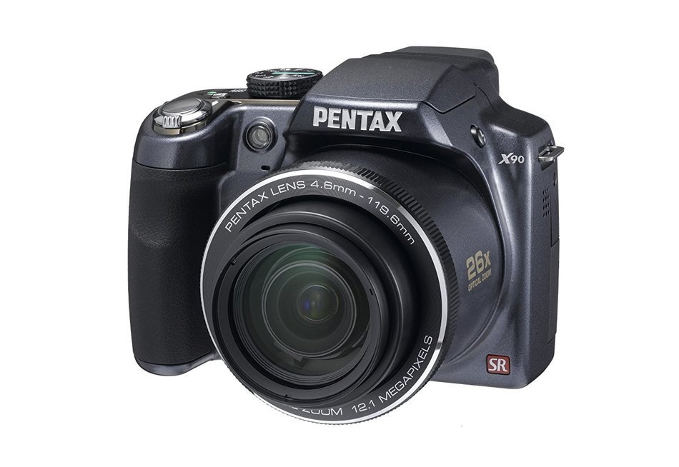 Pentax X90 12.1 MP Digital Camera with 26x Super-Telephoto Triple Shake Stabilized Zoom and 2.7-Inch LCD N4