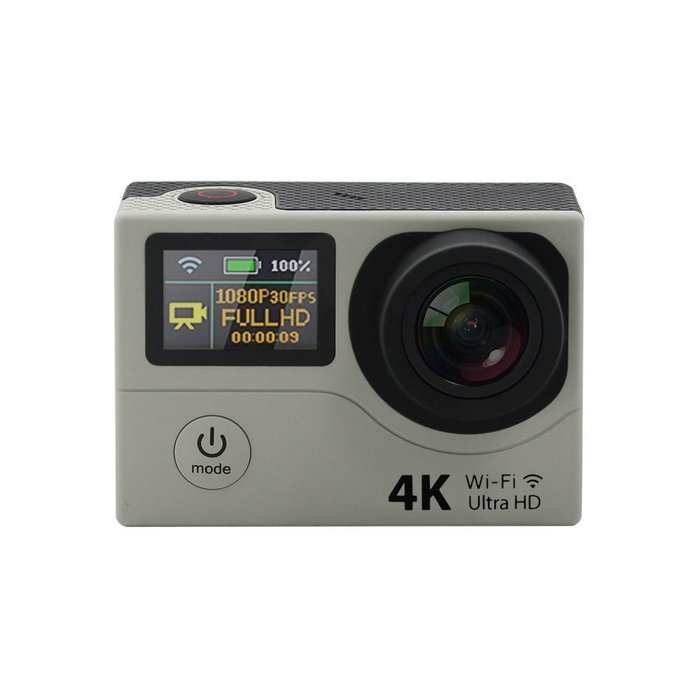 URWise 4K-H3 Sport Camera Wifi Waterproof Ultra HD 4K 2.0 inch LCD Screen Dual 170 Degree Angle View Sport Action... N13