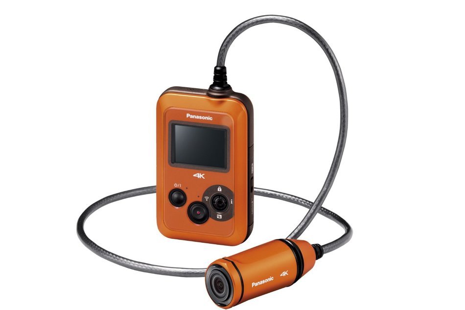 Panasonic Hx-a500d Point-of-view Wearable 4k Camcorder with 3-inch LCD (Orange) - International Version (No Warranty)