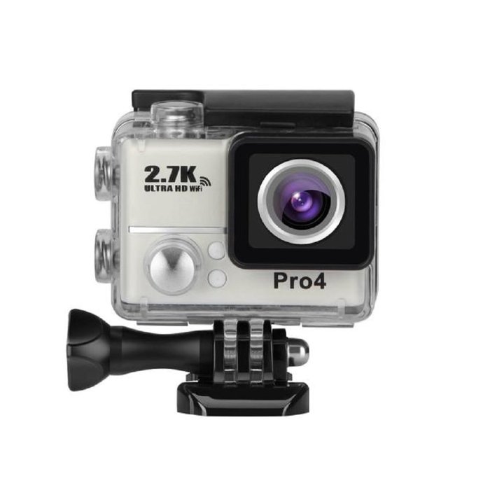 Action Camera, TONSEE Ultra 2.7K HD Waterproof WiFi Sports DV Cam Action Outdoor Sport Camera Helmet - Sliver N5