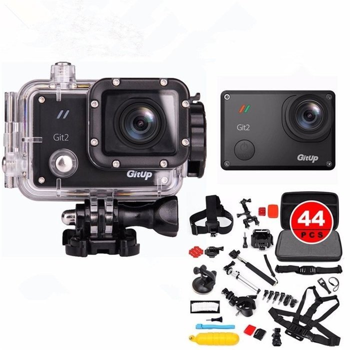 Boblov Gitup Git2 Pro Wireless WiFi 2K 30fps Novatek 96660 1080P Helemet Sports Camera DV Action Camera+44 in1... N2