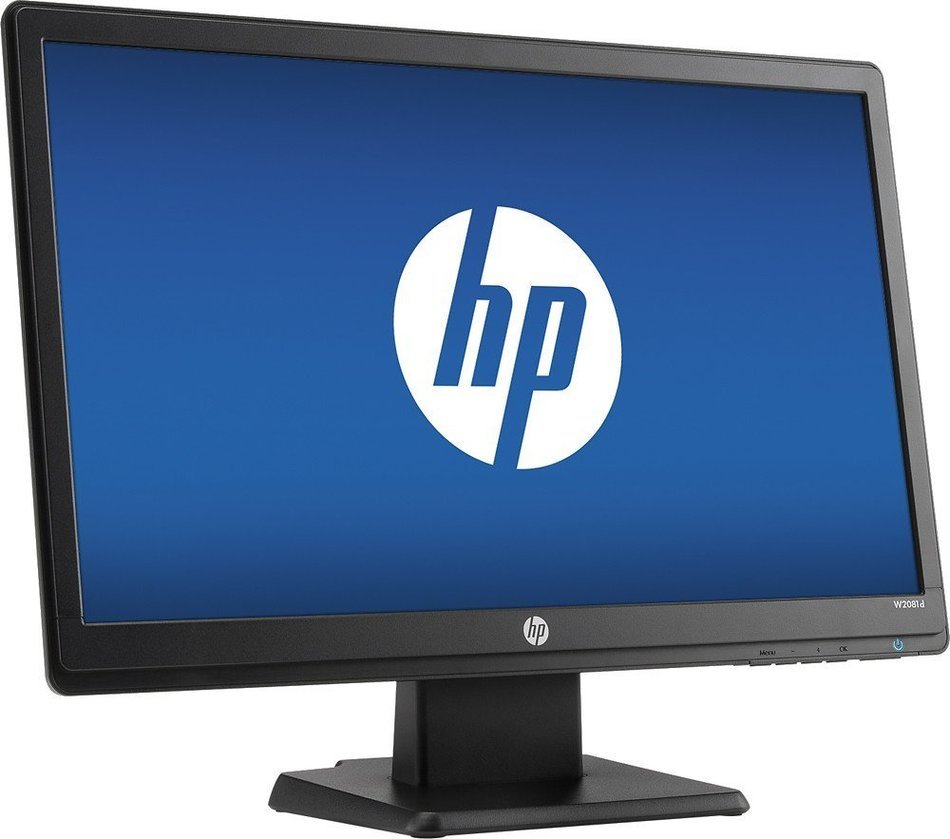 HP - 20" LED HD Monitor - Silver/Black - 1600 x 900 resolution - W2081D N2