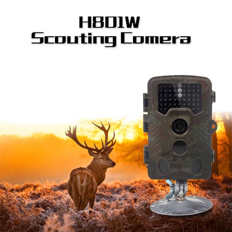 Blueskysea H801W 12MP 1080P HD Wildlife Camera Trail&Game Hunting Scouting Camera with 44pcs 940nm Invisible Infrared... N8