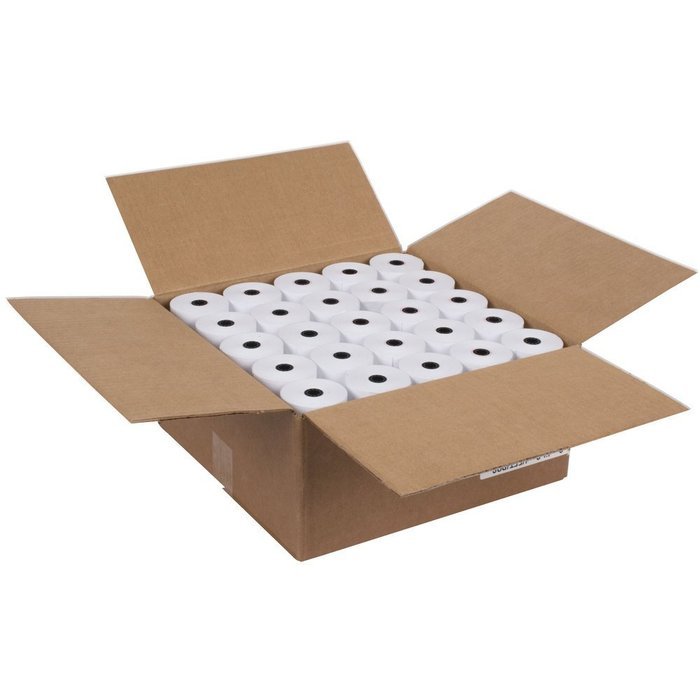 3" 150' FT 1 Ply Bond Paper (50 Rolls) Kitchen Printer Paper from BuyRegisterRoll.com N6
