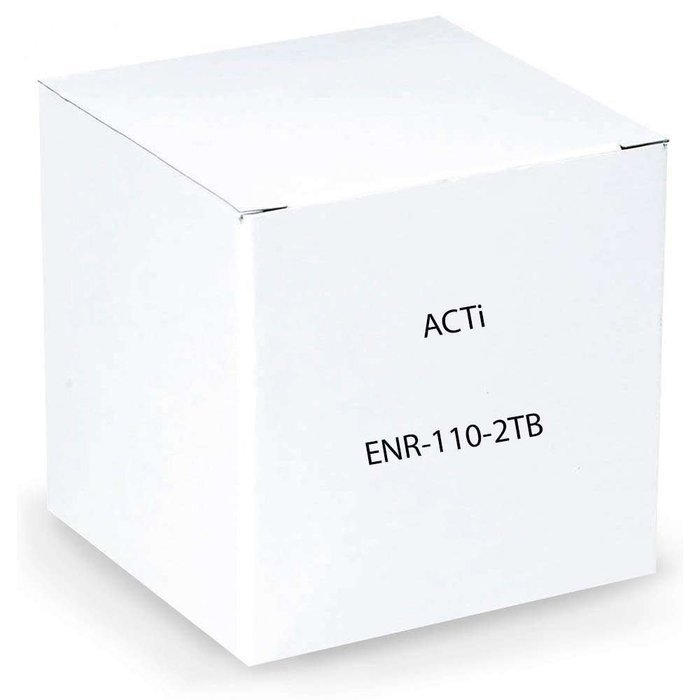 ACTi Standalone NVR ENR-110-2TB Encoder Video Camera (Black)