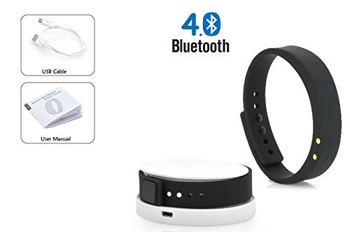 Bluetooth 4.0 Health Wristband - Activity/Sleep Tracking, Alert Notifications, App for Android and iOS, Splash... N8