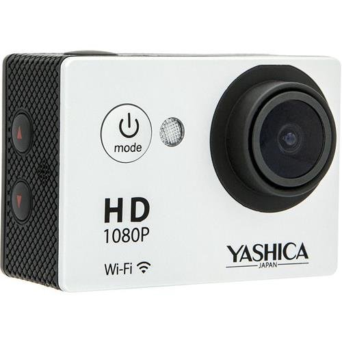 Yashica YAC-301 12MP Full HD 1080p Action Camera, 30fps, 2" LCD Display, Wi-Fi, Silver N3
