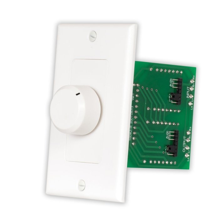 Acoustic Audio AAVCDW Home White Dial Speaker Volume Control Wall Mount N3