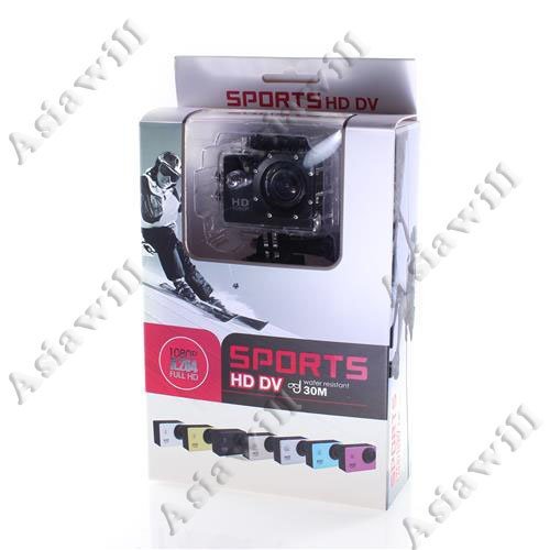 Asiawill&reg; 1.5" TFT 12.0 MP 2/3" CMOS 1080P Full HD Outdoor Sports Digital Video Camera Waterproof Camera / Wide... N13