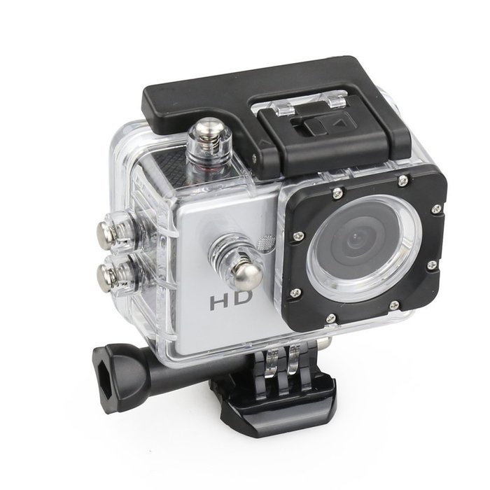 Generic 1080P 12MP Full HD USB 2.0 HDMI SJ4000 Outdoor Sports DVR Cam Action DV Camera (Silver) N5