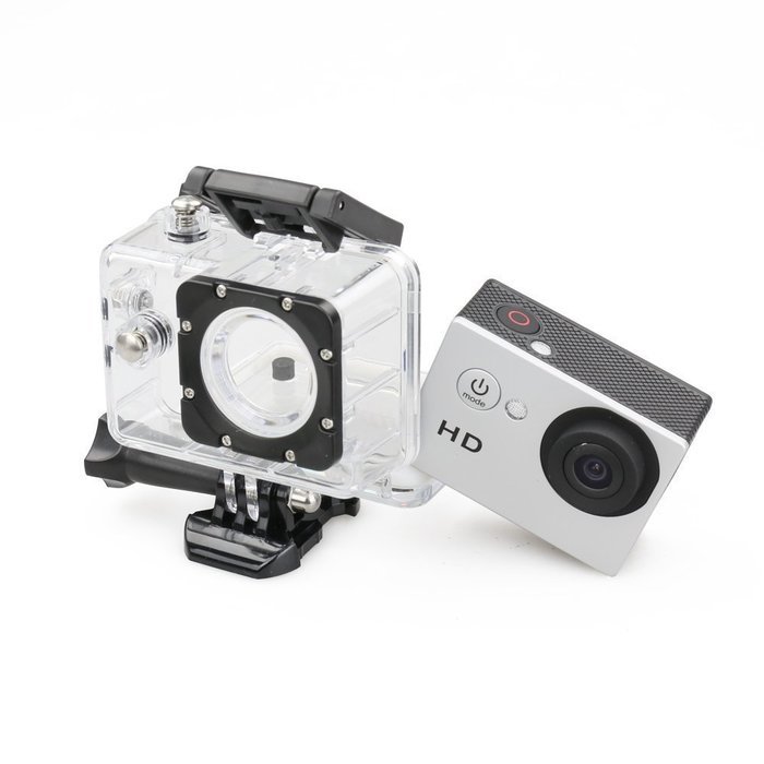 Generic 1080P 12MP Full HD USB 2.0 HDMI SJ4000 Outdoor Sports DVR Cam Action DV Camera (Silver) N6
