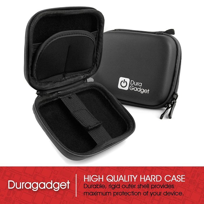 DURAGADGET Black Case for Vivitar DVR785HD-BLU 5MP Pro Waterproof Action Camcorder with Case and Mounts Video... N3