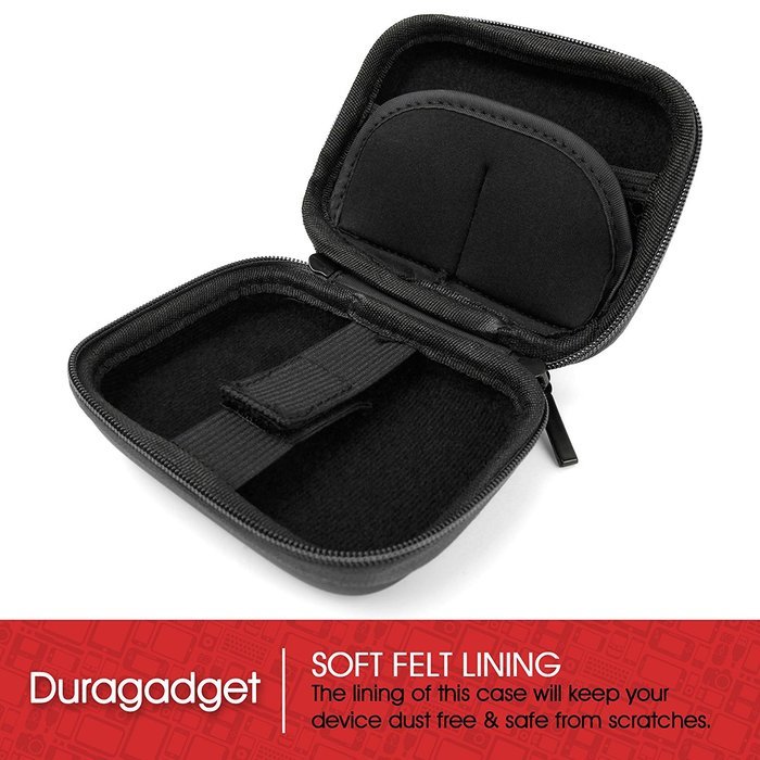 DURAGADGET Black Case for Vivitar DVR785HD-BLU 5MP Pro Waterproof Action Camcorder with Case and Mounts Video... N4