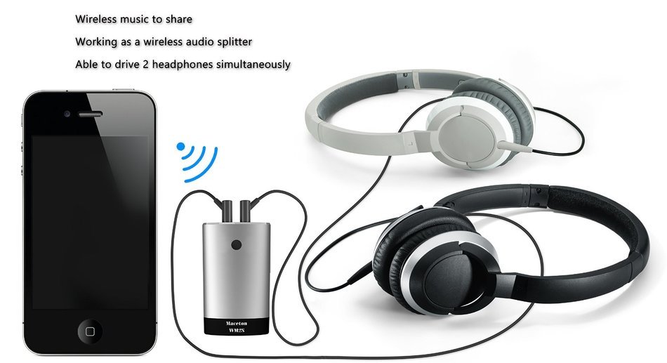 Maceton Aluminum Wireless Bluetooth 4.1 Receiver adapter with Amplifier and Lossless APT-X and Bass Boost Option... N4