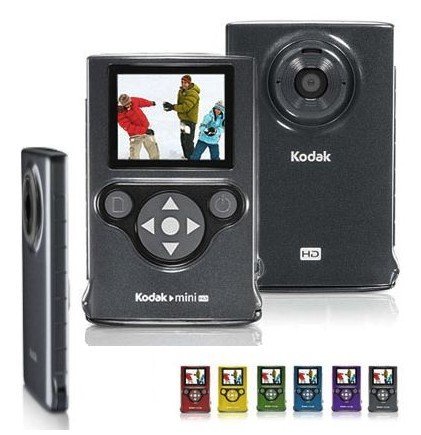 Kodak ZM2 Mini HD 720p Waterproof Ultra Slim Camcorder w/ 1.8" LCD Display, Integrated USB & Video Editing Software... N3