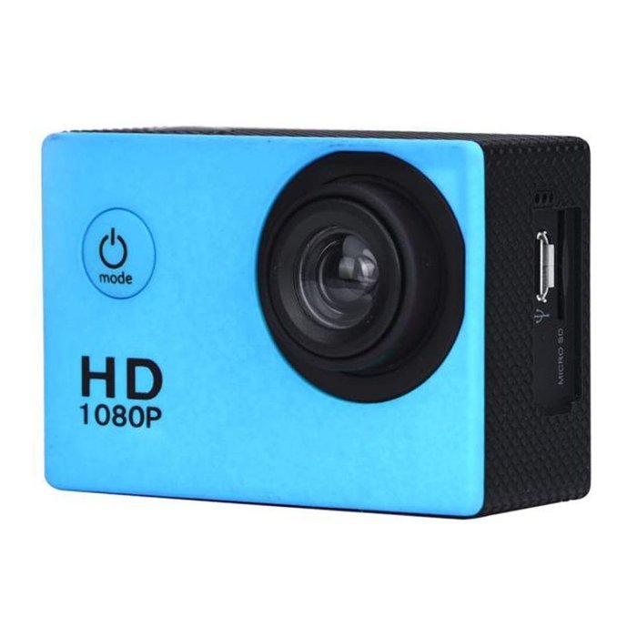 BEST Mini Waterproof Sports Recorder Car DV Action Camera Camcorder 1080P HD Blue N3