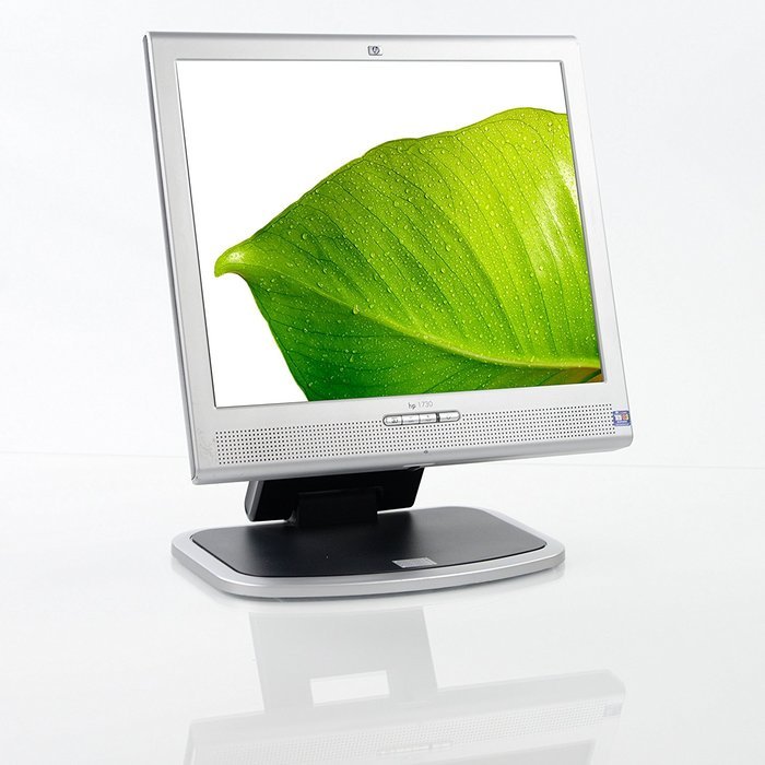 17" HP 1730 DVI LCD Monitor w/Speakers (Silver) N2
