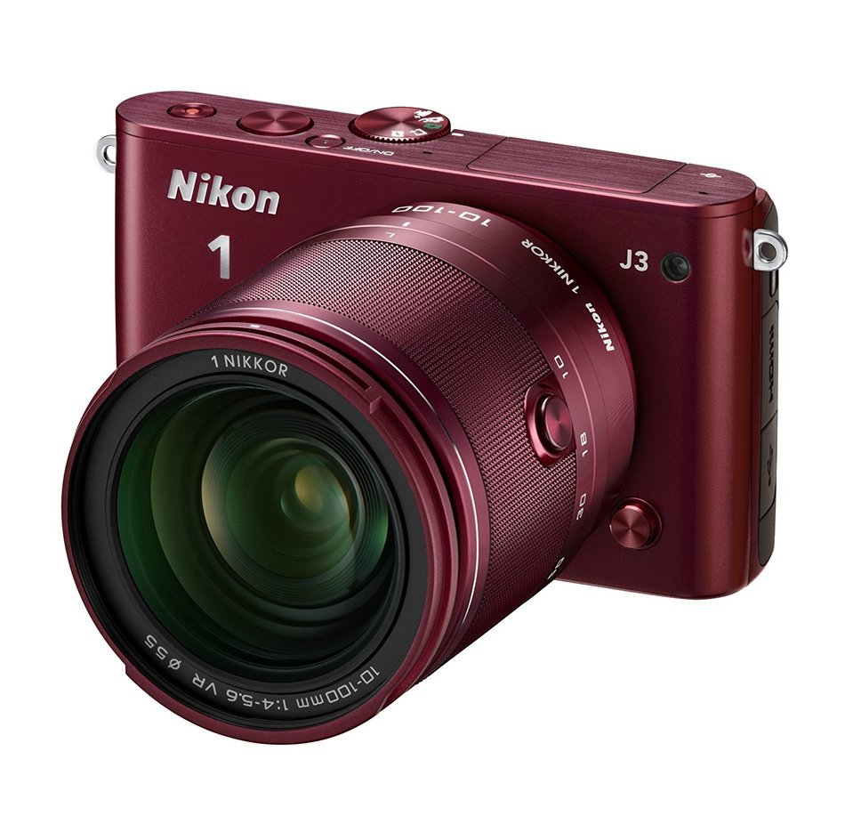 Nikon 1 J3 & 10 fold zoom kit The interchangeable lens "1 NIKKOR virtual reality 10-100mm f / 4-5.6" sets. N3